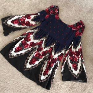 Free People bell sleeve dress